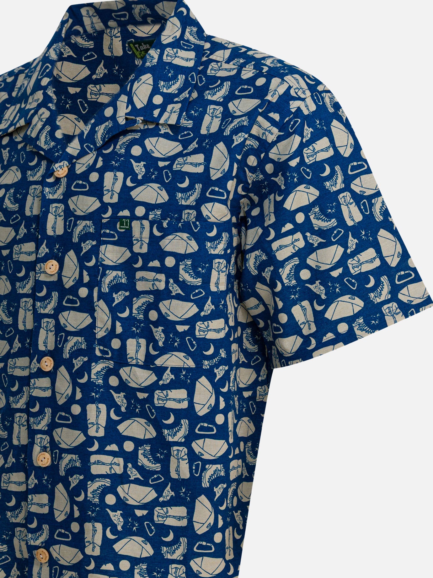 Casual shirts Print  Blue - Montbell Men | PDP | VIETTI Online Store | thumbnail_4