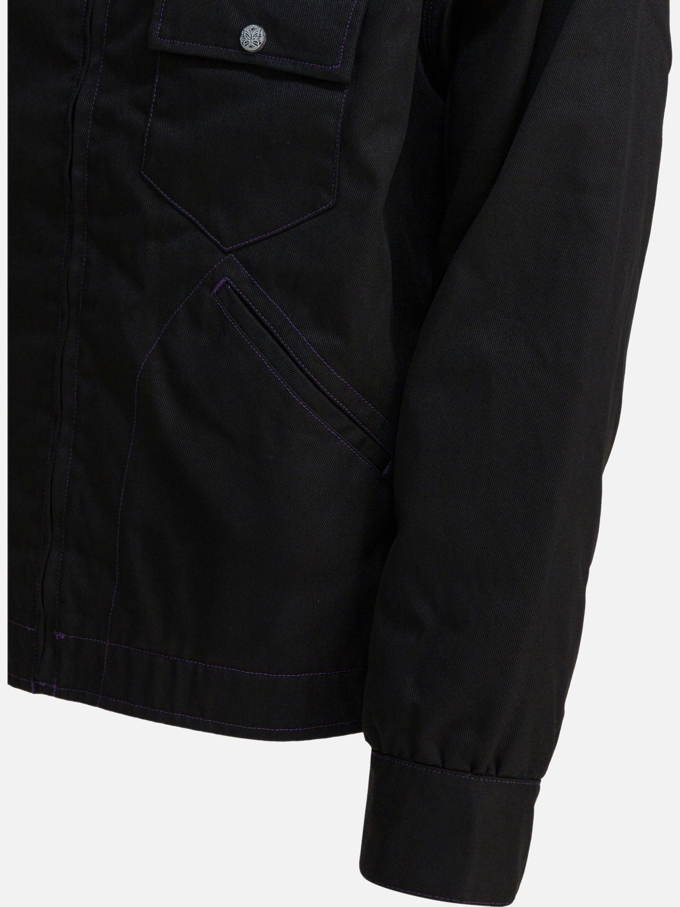 Quilted & Utility Jackets Logo  Black - Needles Men | PDP | VIETTI Online Store | Zoom-Modal_4
