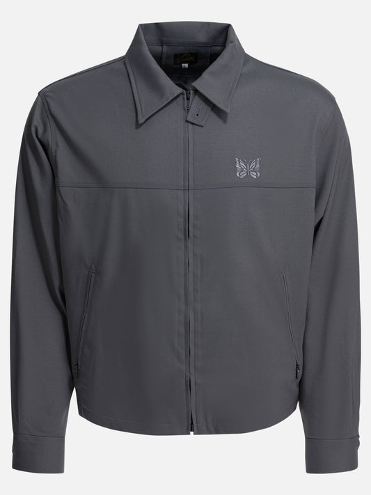Overshirt jackets Solid colour  Grey - Needles Men | PLP | VIETTI Online Store 
