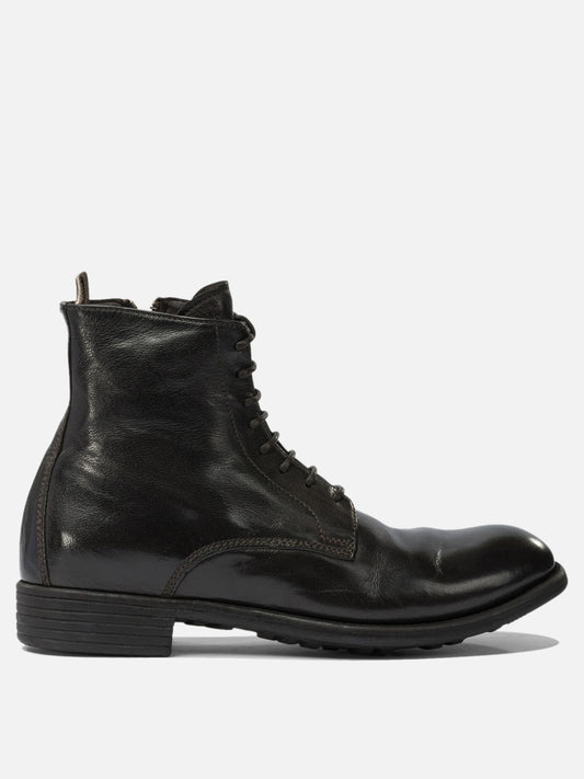 Lace-up boots 100% calf leather - 100% rubber  Brown - Officine Creative Women | PDP | VIETTI Online Store 
