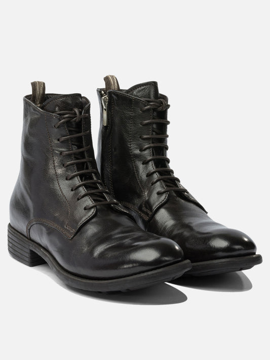 Lace-up boots 100% calf leather - 100% rubber  Brown - Officine Creative Women | PDP | VIETTI Online Store | 2
