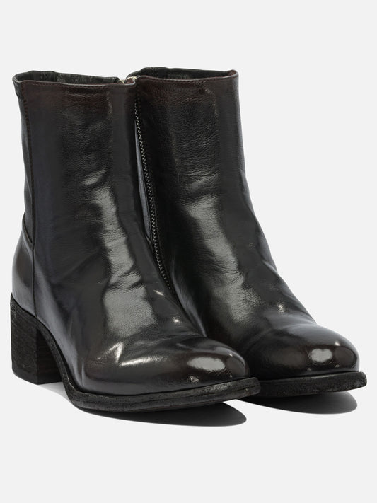 Zipped boots 100% leather - 100% leather  Black - Officine Creative Women | PDP | VIETTI Online Store | 2
