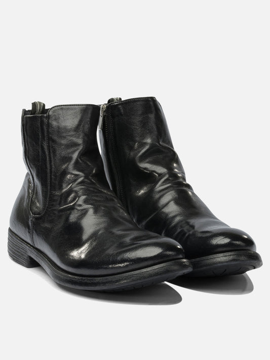 Zipped boots 100% leather - 100% leather  Black - Officine Creative Men | PLP | VIETTI Online Store | 2
