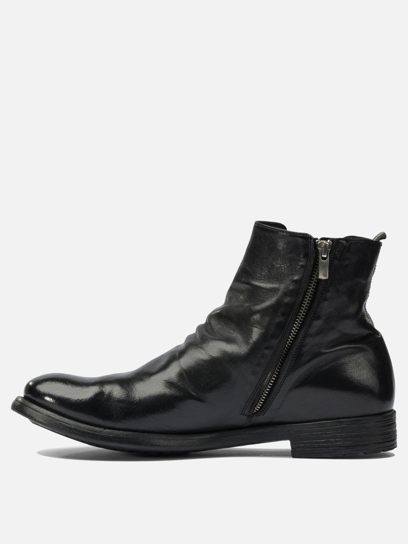 Zipped boots 100% leather - 100% leather  Black - Officine Creative Men | PDP | VIETTI Online Store | Zoom-Modal_3
