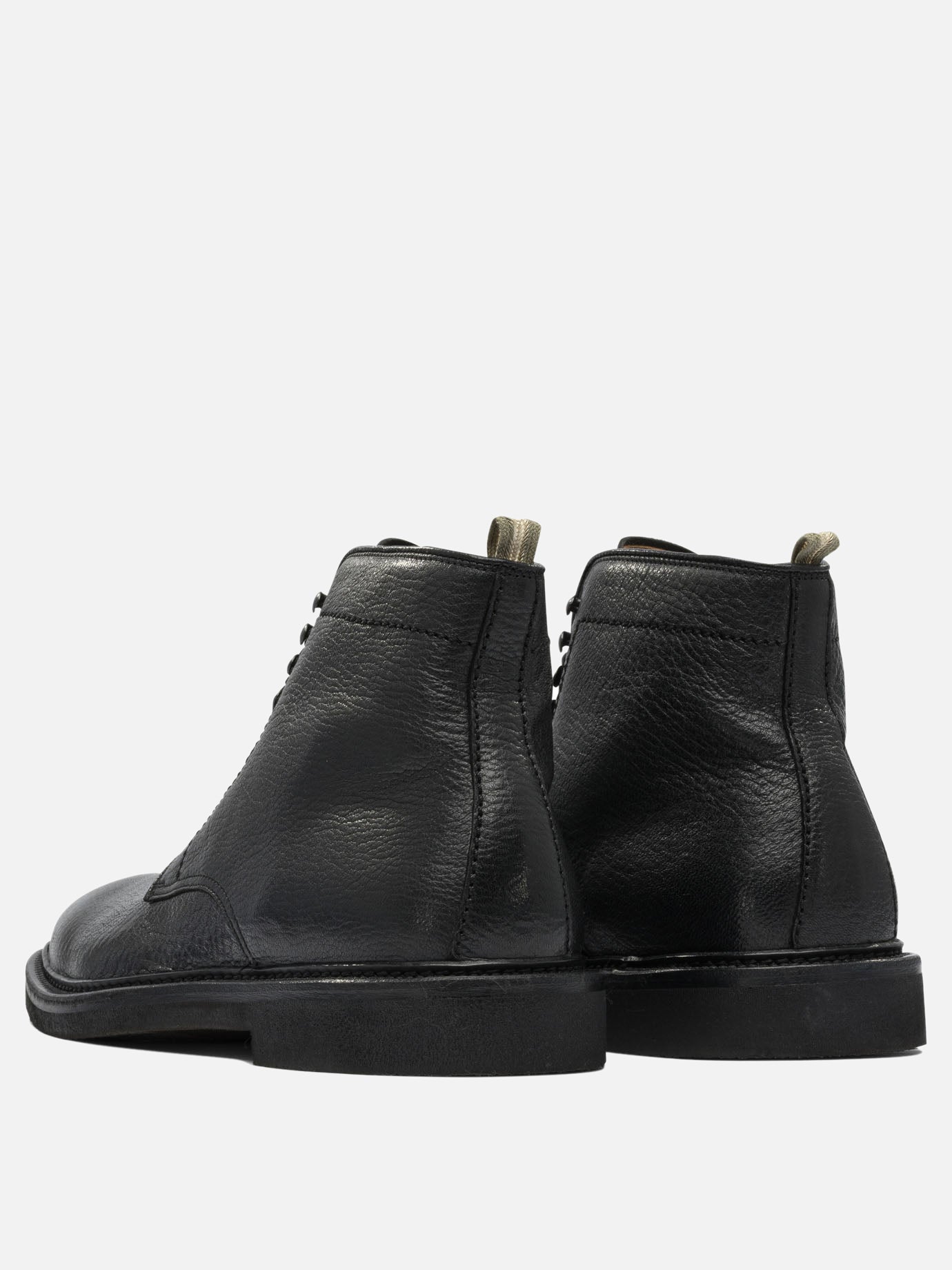 Lace-up boots 100% suede - 100% rubber  Black - Officine Creative Men | PDP | VIETTI Online Store | thumbnail_3