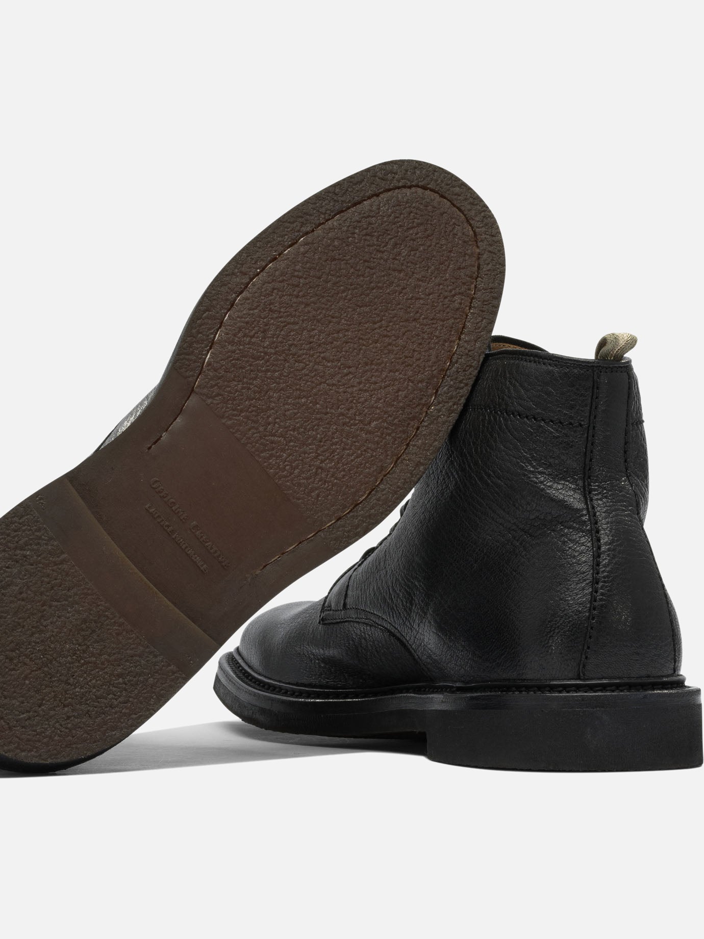 Lace-up boots 100% suede - 100% rubber  Black - Officine Creative Men | PDP | VIETTI Online Store | Zoom-Modal_2
