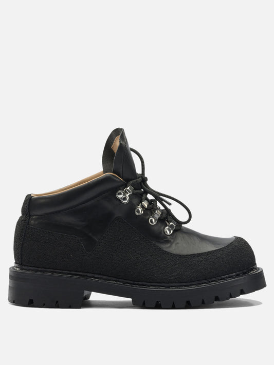 Lace-up boots 100% cow leather  Black - Our Legacy Men | PDP | VIETTI Online Store 
