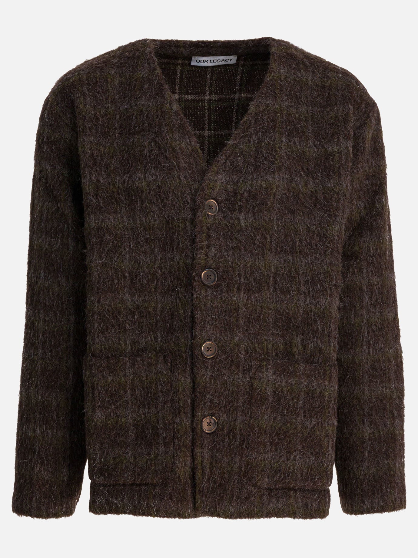 Cardigans Check  Brown - Our Legacy Men | PDP | VIETTI Online Store | Zoom-Modal
