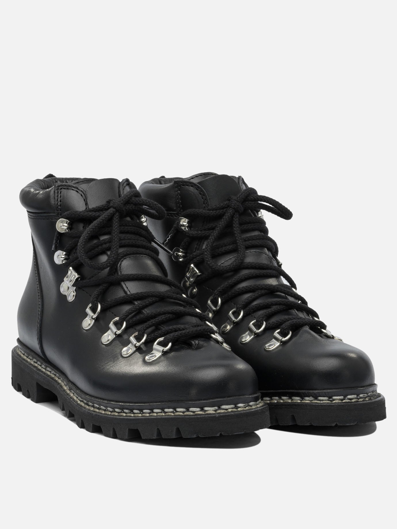 Lace-up boots 100% leather - 100% rubber  Black - Paraboot Men | PDP | VIETTI Online Store | thumbnail_2