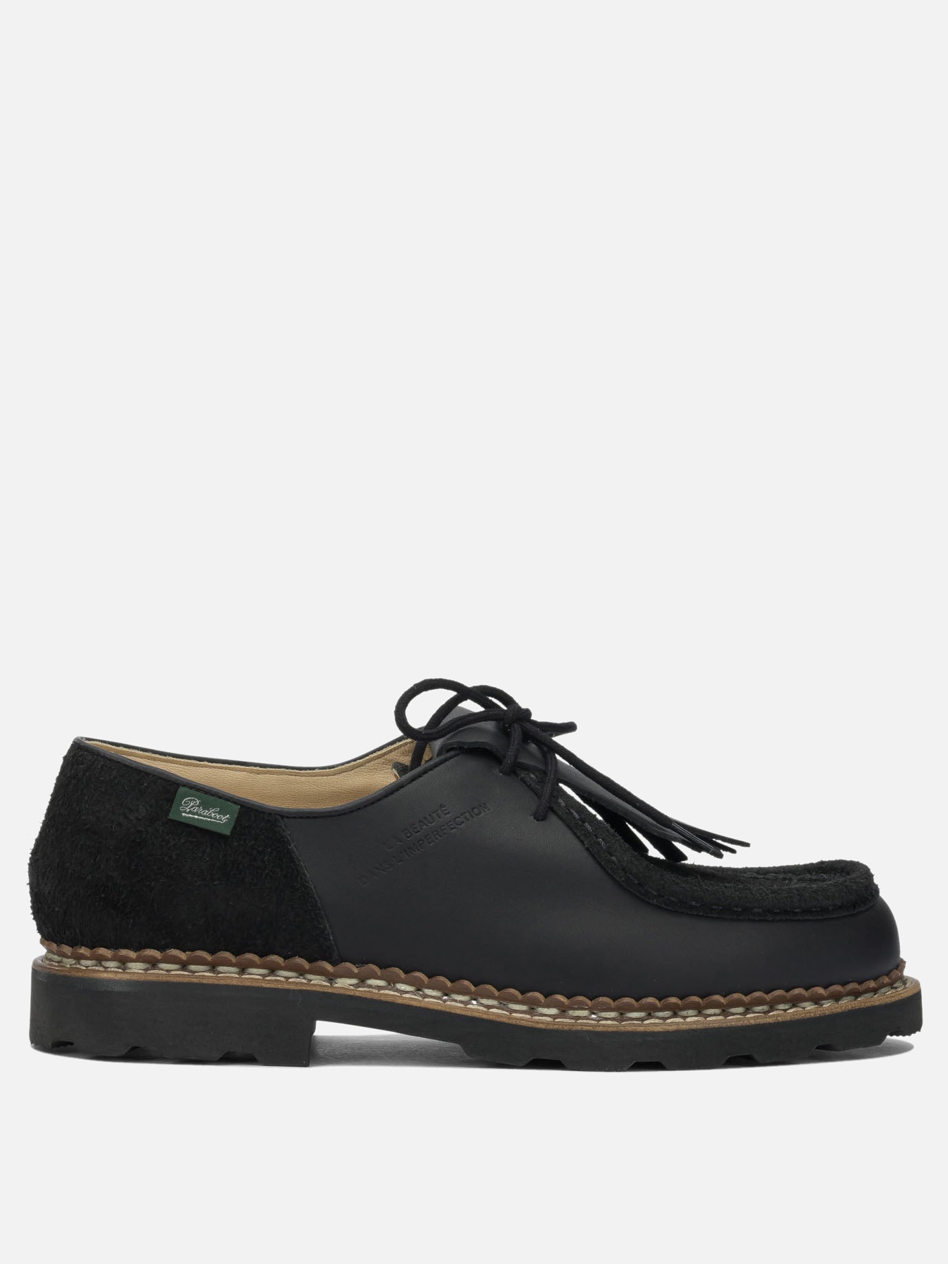 Derby 100% leather - 100% rubber  Black - Paraboot Men | PDP | VIETTI Online Store | Zoom-Modal

