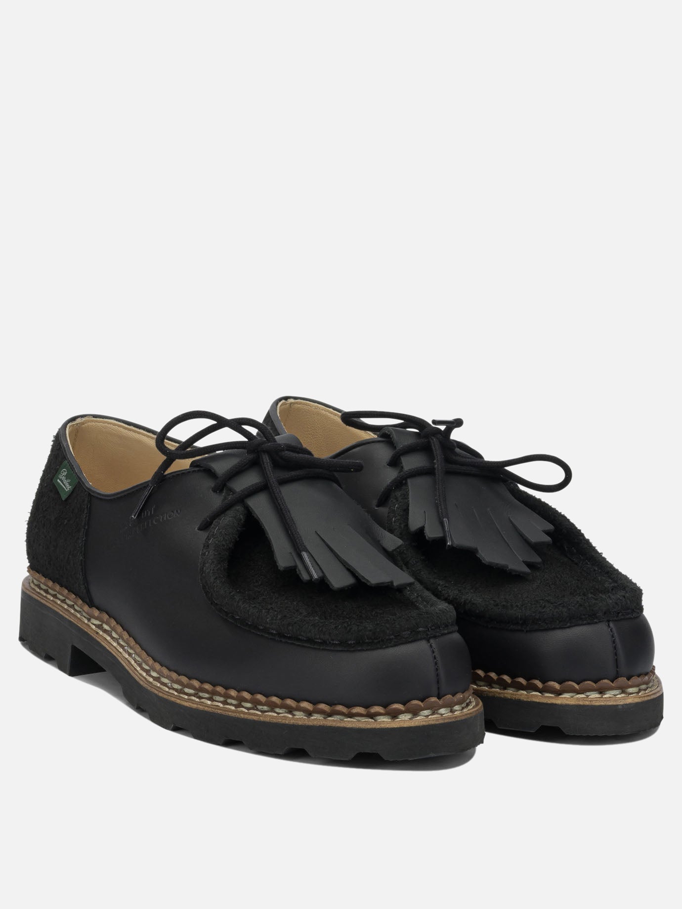 Derby 100% leather - 100% rubber  Black - Paraboot Men | PDP | VIETTI Online Store | thumbnail_2