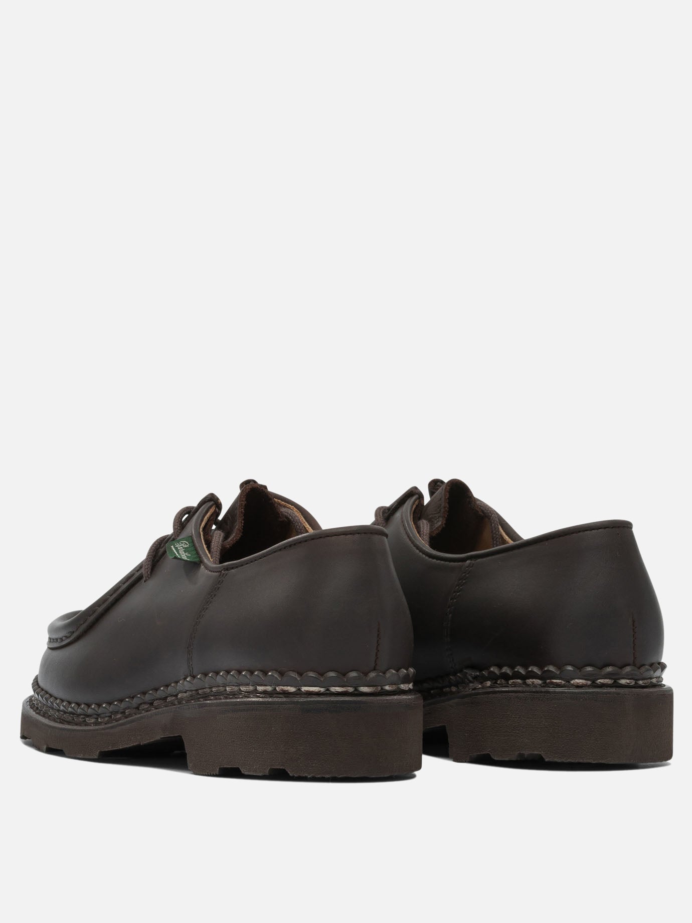 Laced loafers 100% leather - 100% rubber  Brown - Paraboot Men | PDP | VIETTI Online Store | thumbnail_4