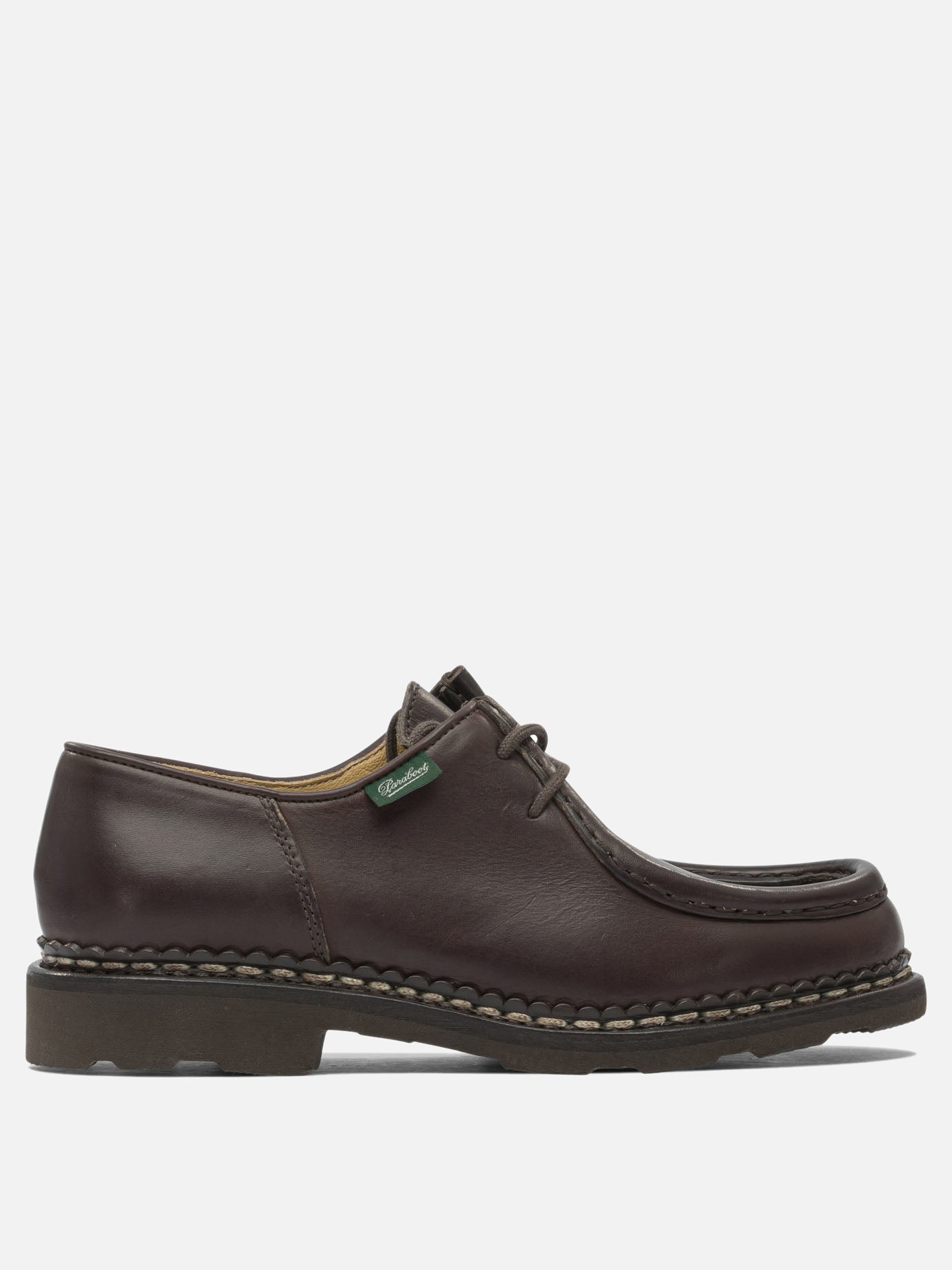 Laced loafers 100% leather - 100% rubber  Brown - Paraboot Men | PDP | VIETTI Online Store | Zoom-Modal
