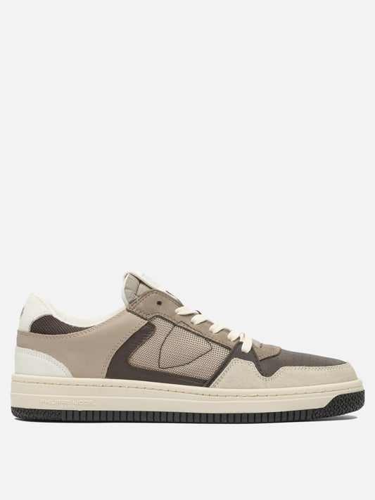 Low top sneakers 80% leather 20% polyamide - 100% leather  Brown - Philippe Model Paris Men | PLP | VIETTI Online Store 
