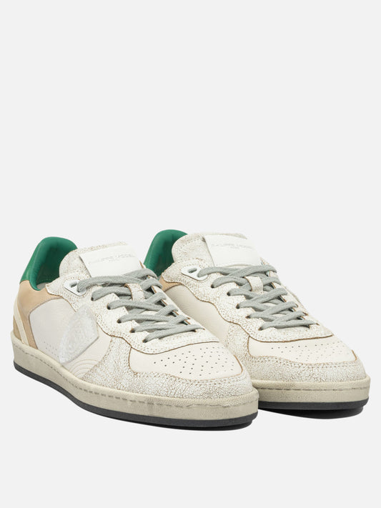 Low top sneakers 100% leather - 100% rubber  White - Philippe Model Paris Men | PLP | VIETTI Online Store | 2
