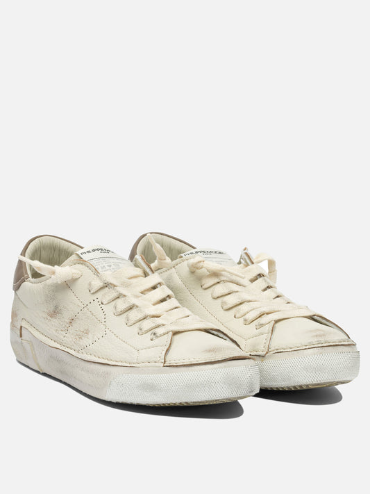 Low top sneakers 100% leather - 100% rubber  White - Philippe Model Paris Men | PLP | VIETTI Online Store | 2
