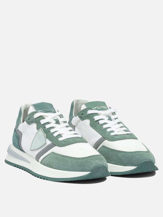 Low top sneakers 100% leather - 100% rubber  Green - Philippe Model Paris Men | PLP | VIETTI Online Store | 2
