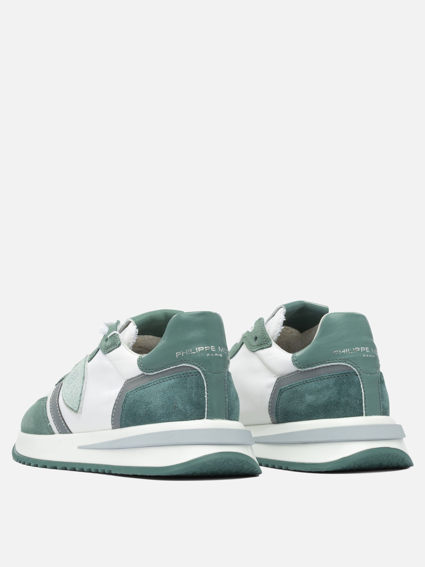 Low top sneakers 100% leather - 100% rubber  Green - Philippe Model Paris Men | PDP | VIETTI Online Store | Zoom-Modal_4
