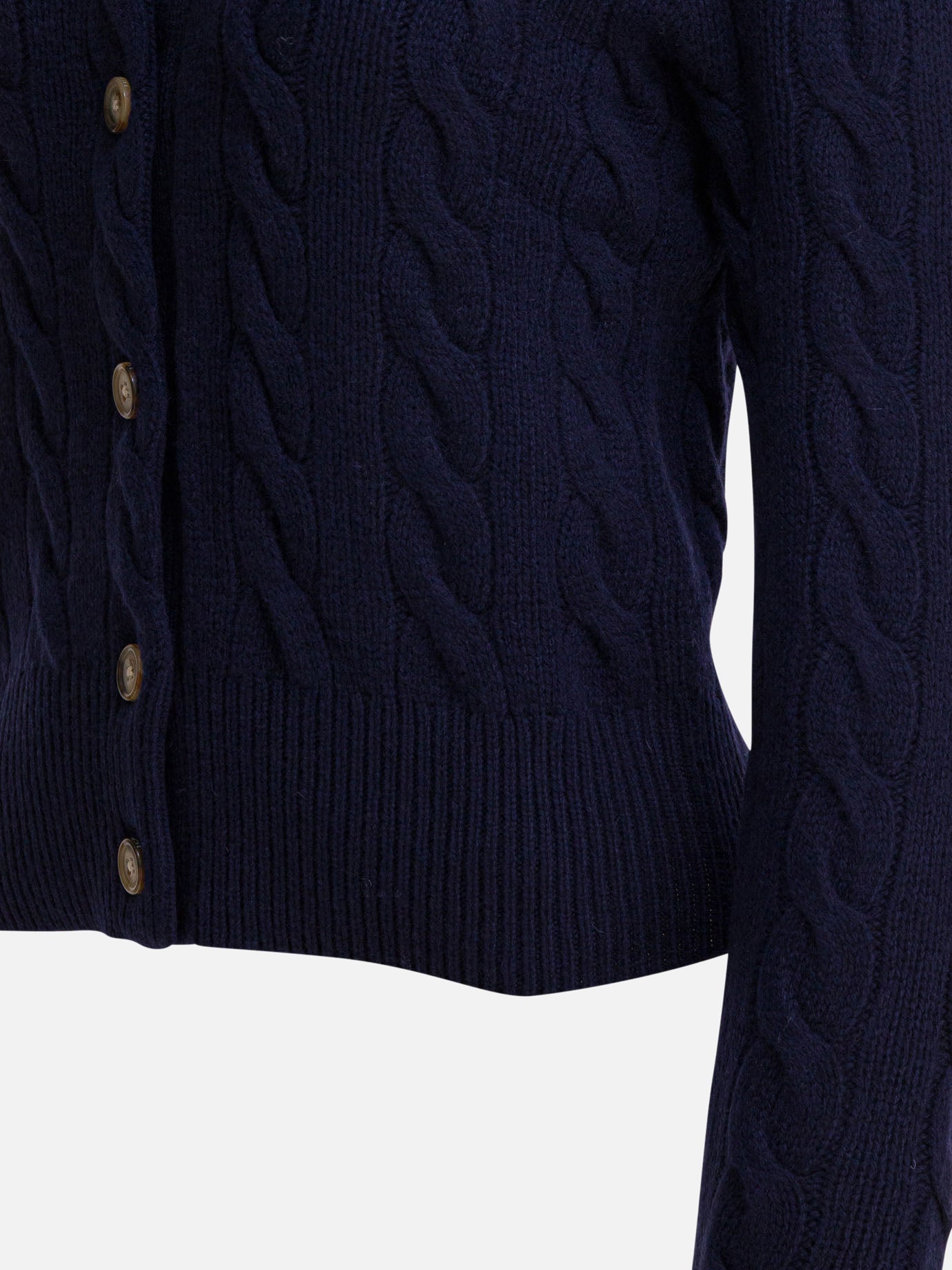 Cardigans Solid colour  Blue - Polo Ralph Lauren Women | PDP | VIETTI Online Store | thumbnail_4