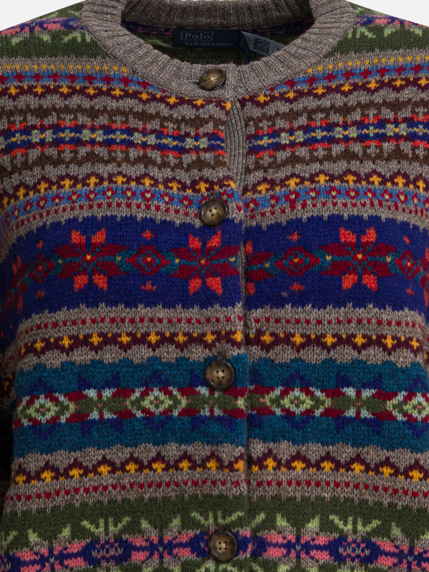 Cardigans Print  Beige - Polo Ralph Lauren Women | PDP | VIETTI Online Store | thumbnail_3
