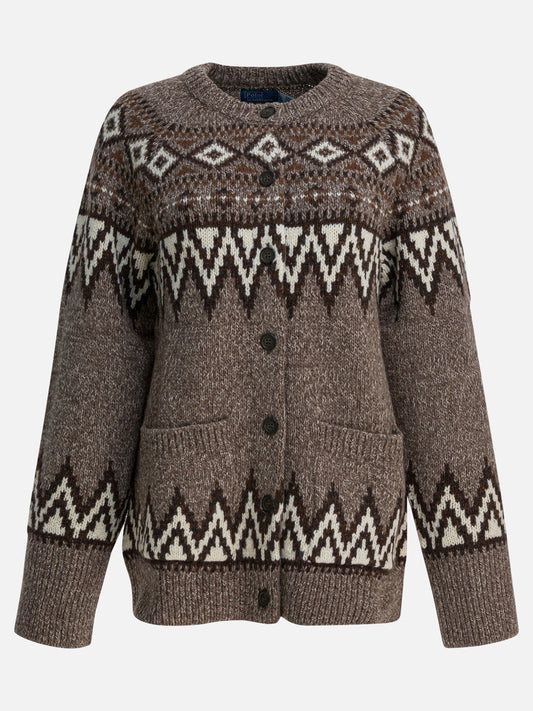 Cardigans Textured knit  Brown - Polo Ralph Lauren Women | PLP | VIETTI Online Store 

