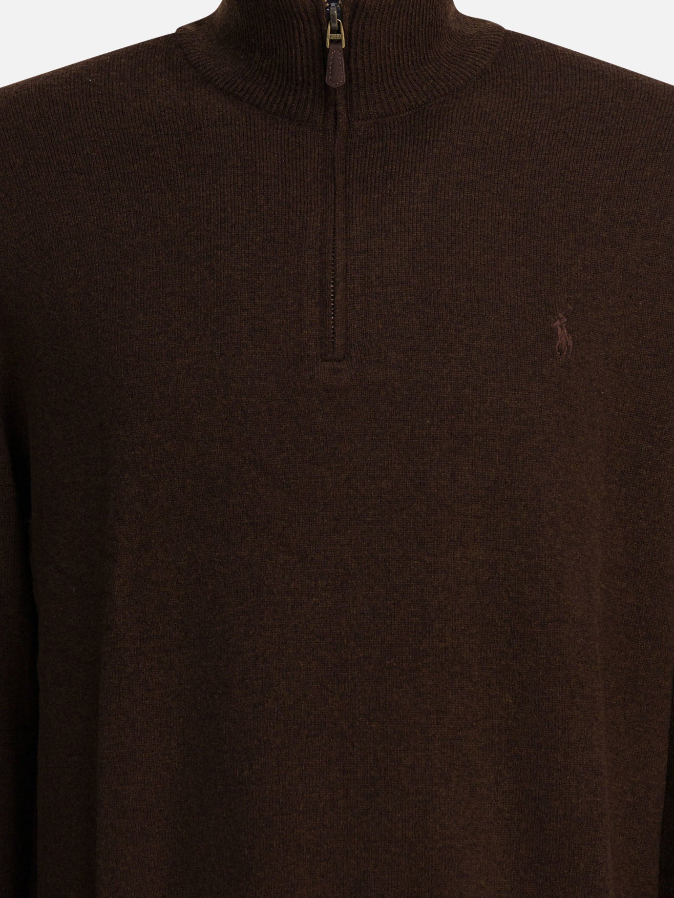 Half zip sweaters Logo  Brown - Polo Ralph Lauren Men | PDP | VIETTI Online Store | thumbnail_3