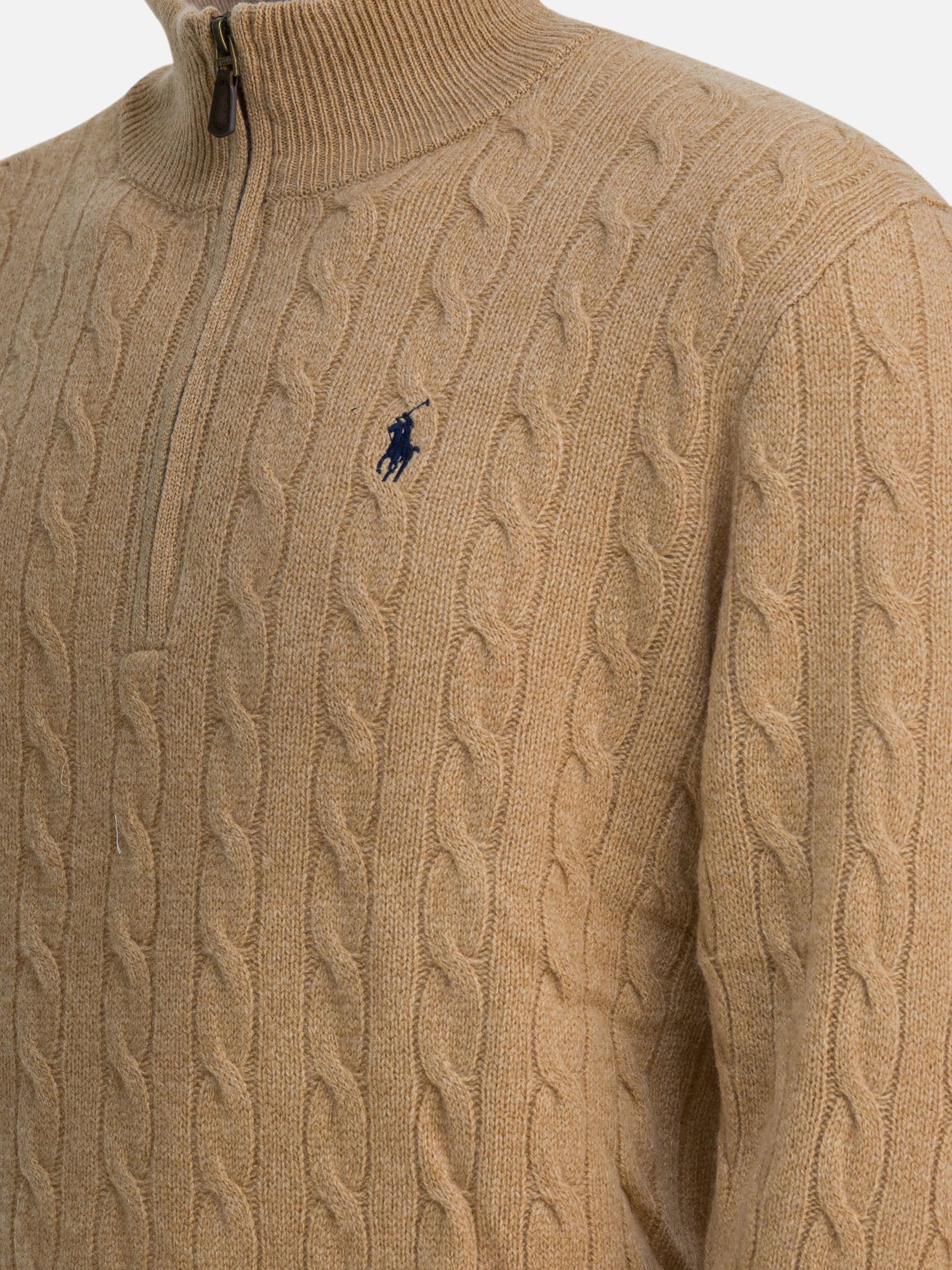 Half zip sweaters Logo  Beige - Polo Ralph Lauren Men | PDP | VIETTI Online Store | Zoom-Modal_4
