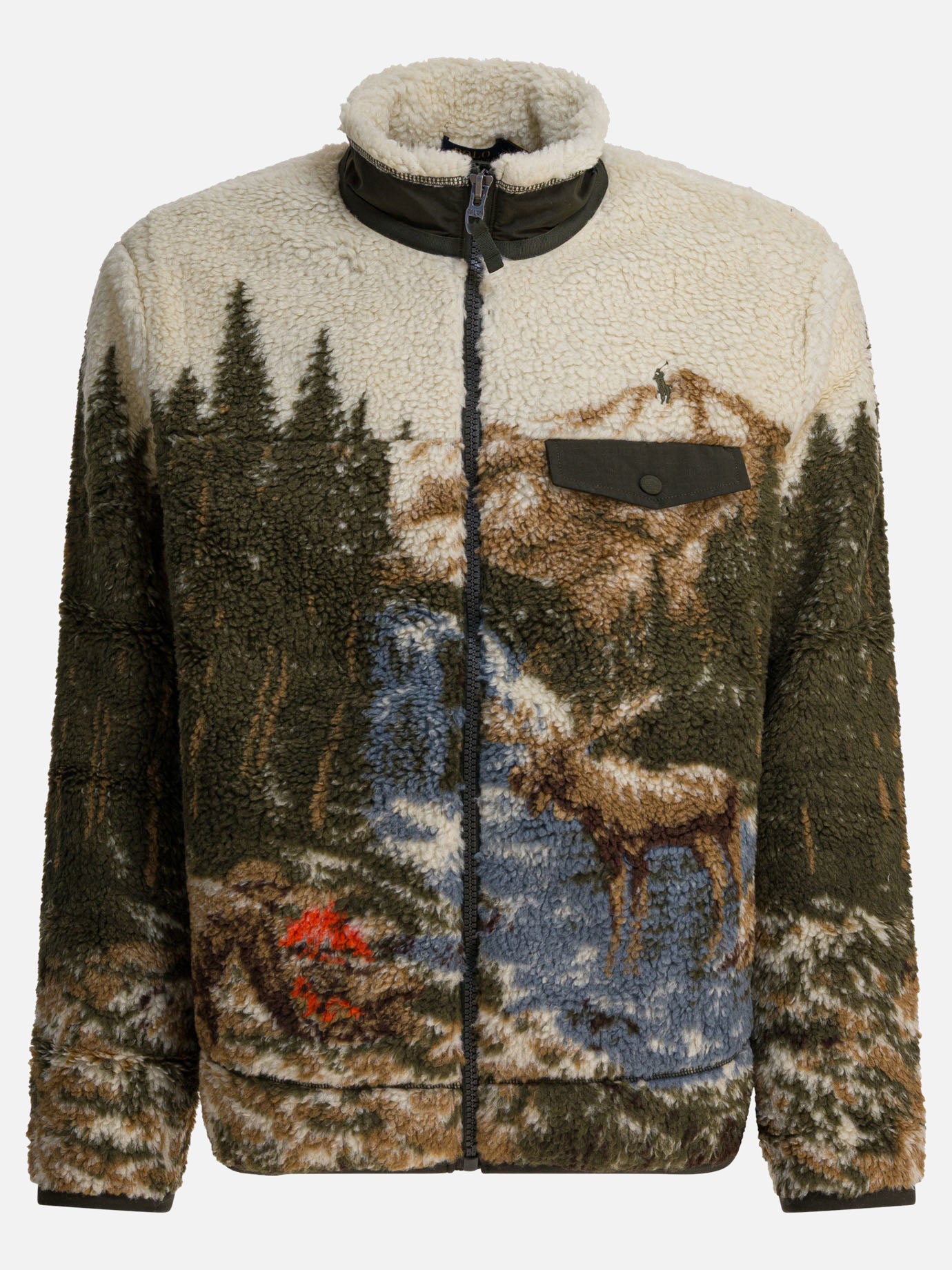 Fleece jackets Print  Multicolor - Polo Ralph Lauren Men | PDP | VIETTI Online Store | thumbnail