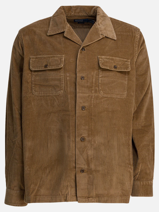 Overshirt jackets Solid colour  Brown - Polo Ralph Lauren Men | PLP | VIETTI Online Store 
