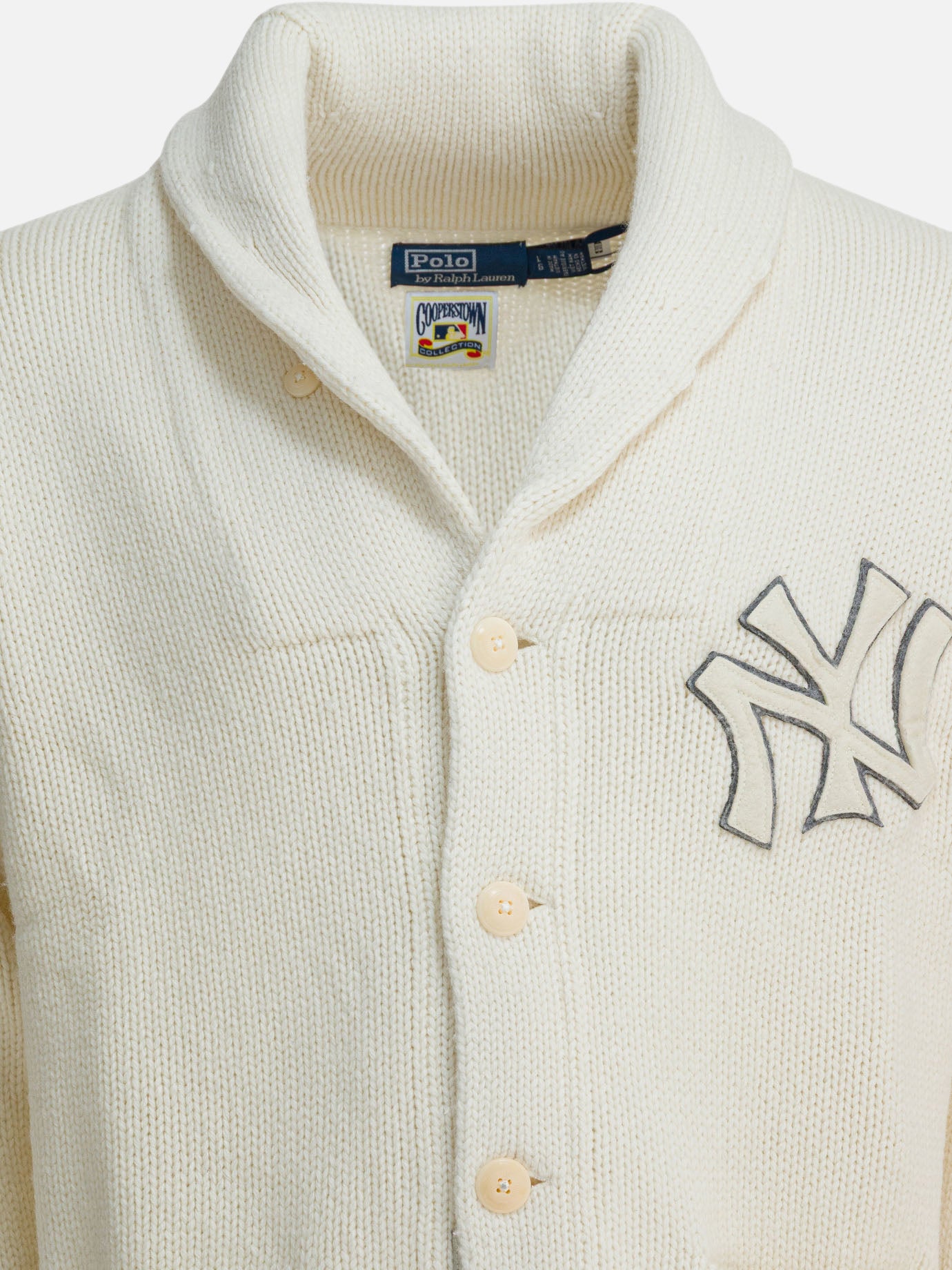 Cardigans Solid colour  White - Polo Ralph Lauren Men | PDP | VIETTI Online Store | Zoom-Modal_3

