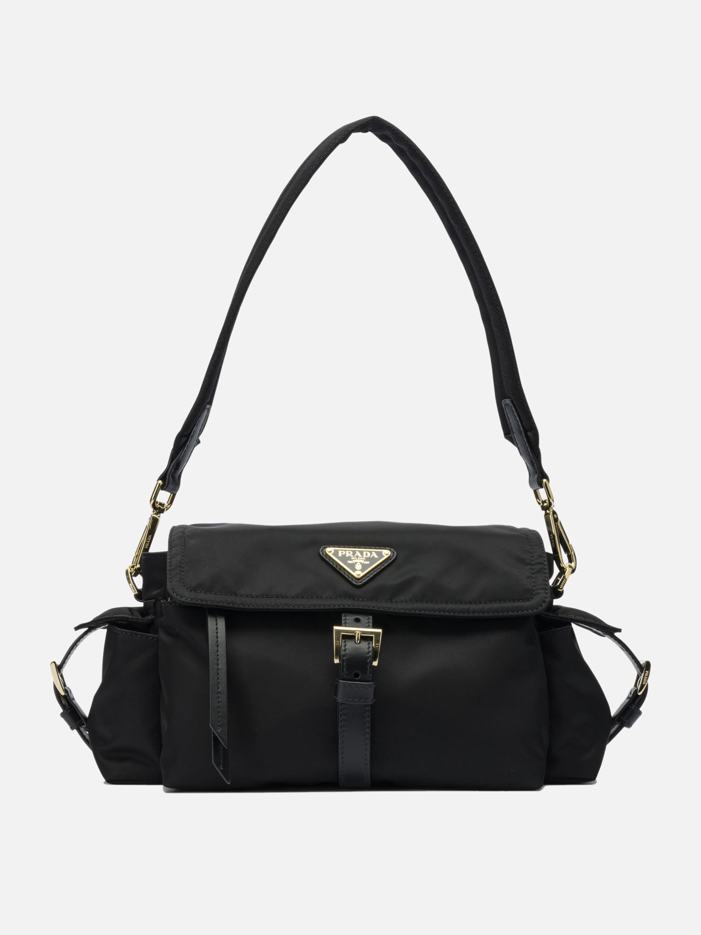 Medium bags 100% recycled polyamide  Black - Prada Women | PDP | VIETTI Online Store | thumbnail