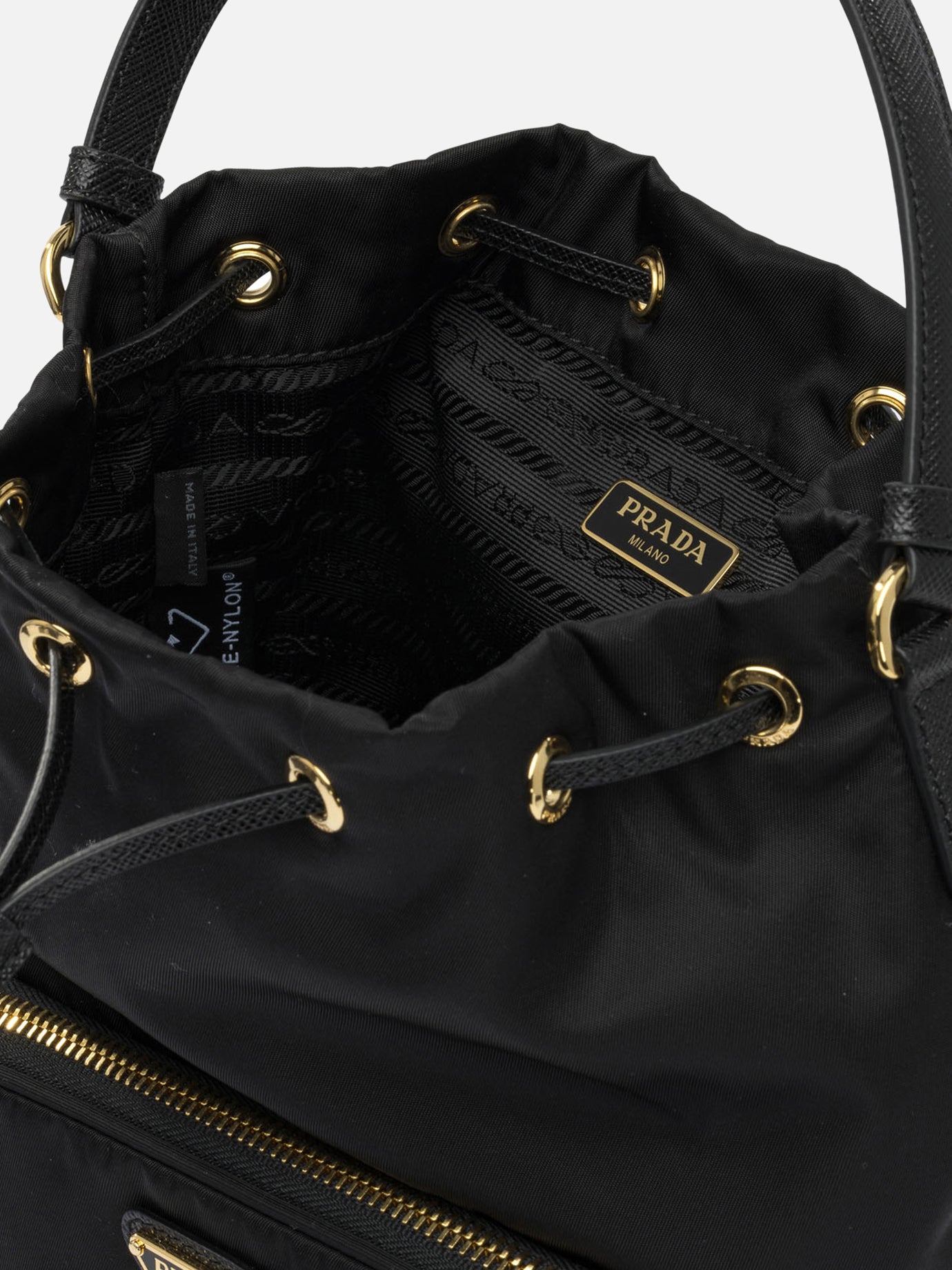 Small bags 100% recycled polyamide  Black - Prada Women | PDP | VIETTI Online Store | Zoom-Modal_5

