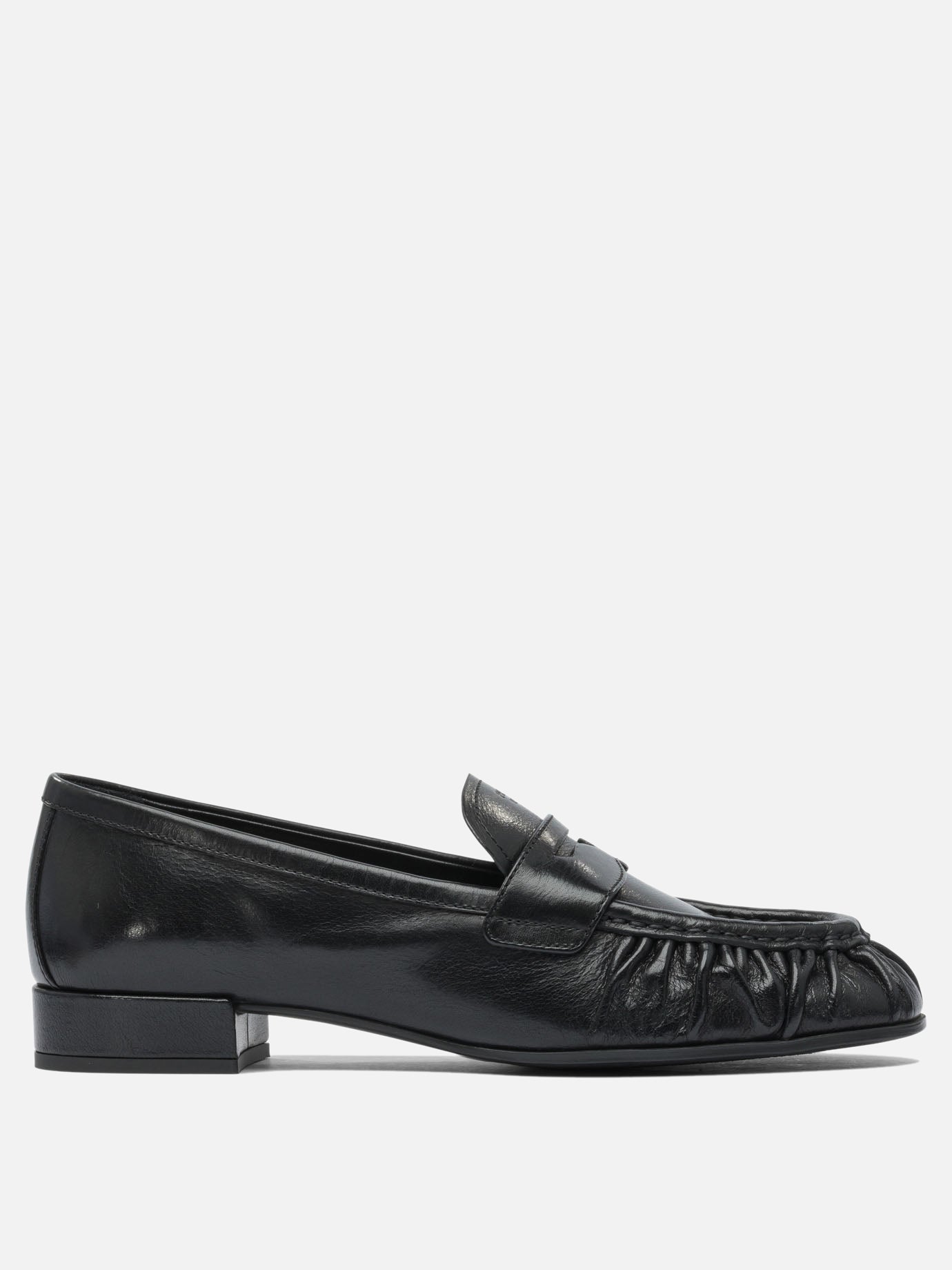 Loafers 100% bufalo leather - 80% rubber 20% leather  Black - Prada Women | PDP | VIETTI Online Store | Zoom-Modal
