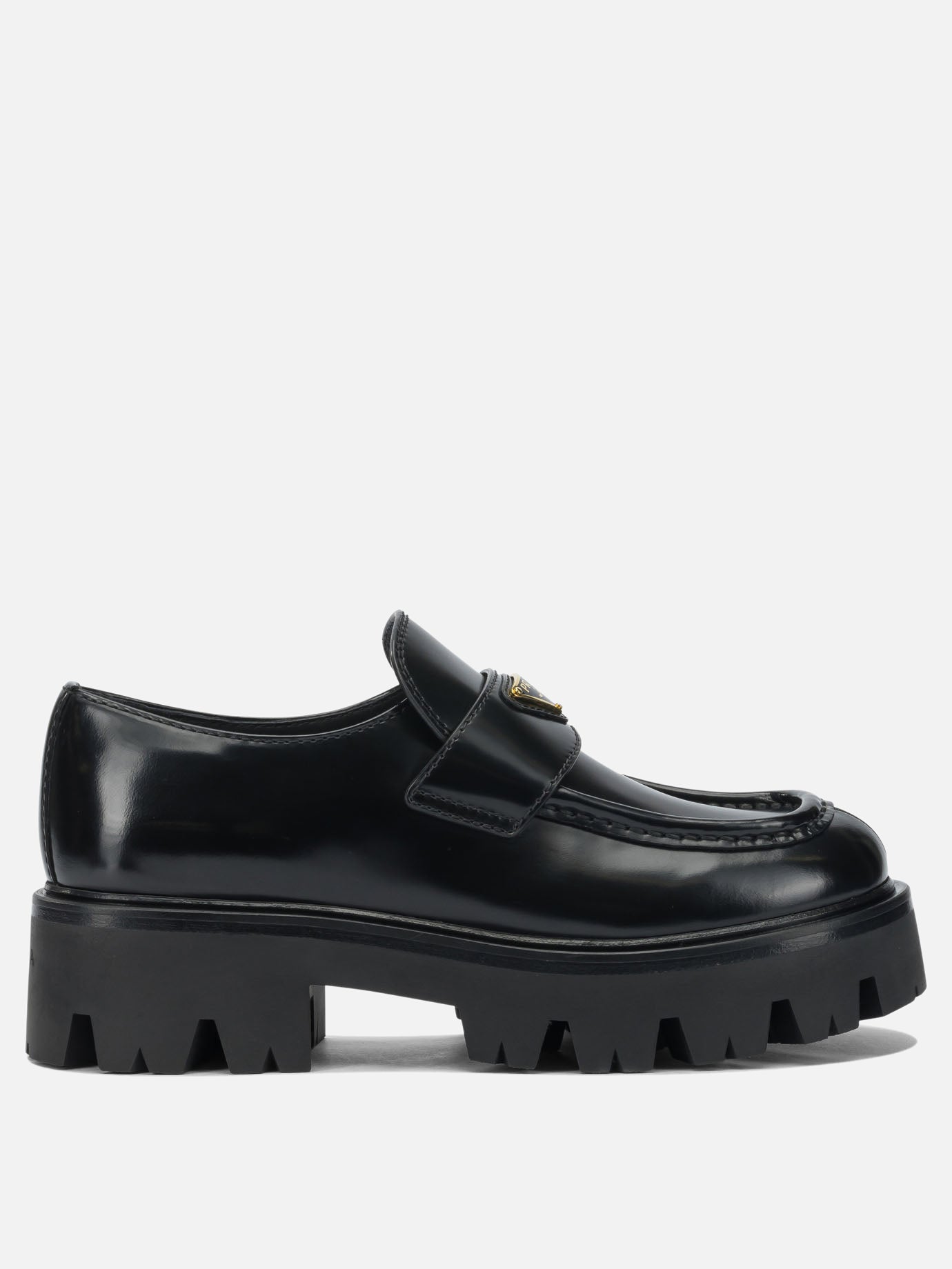 Loafers 100% calf leather  Black - Prada Women | PDP | VIETTI Online Store | thumbnail