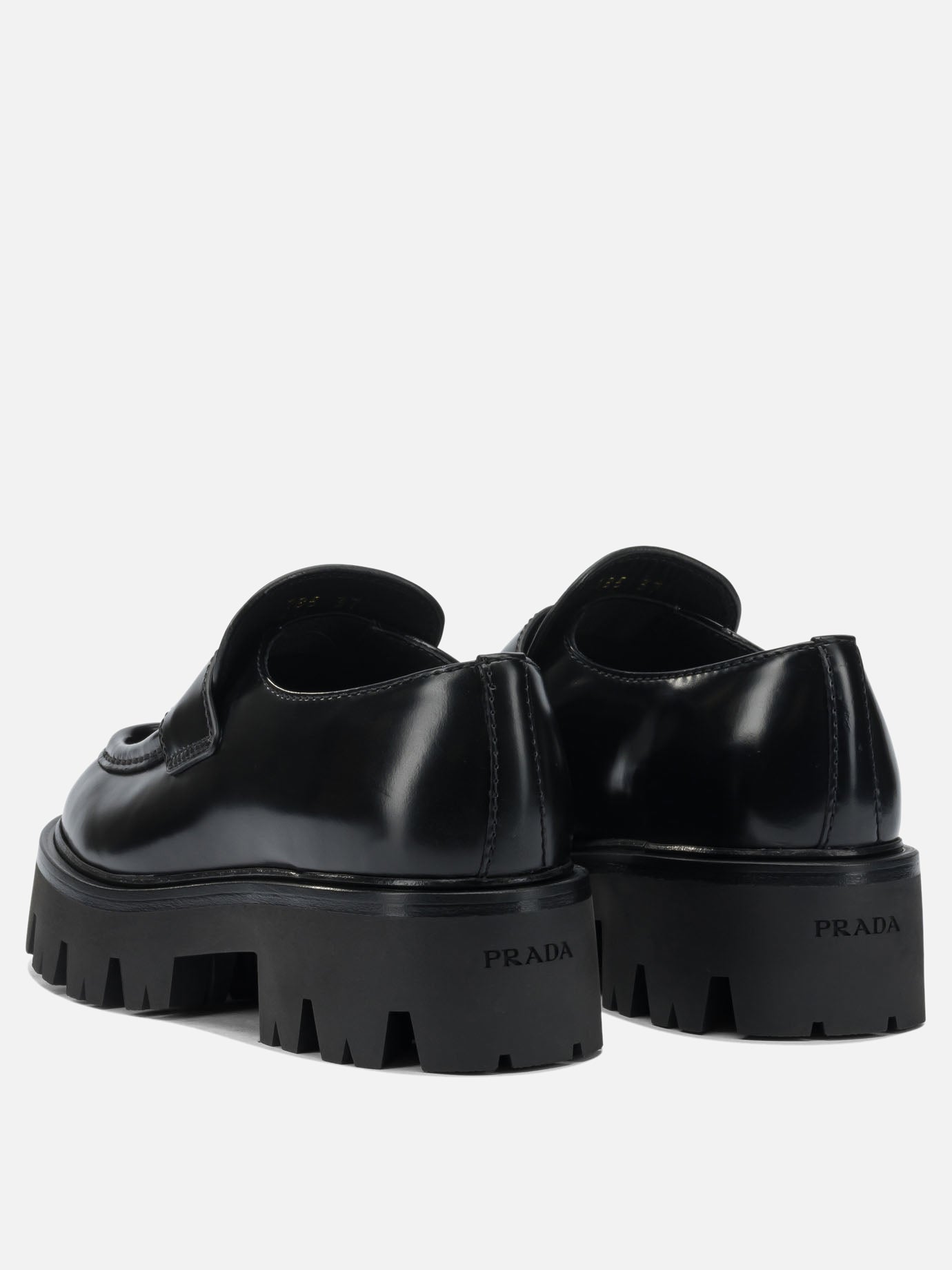 Loafers 100% calf leather  Black - Prada Women | PDP | VIETTI Online Store | thumbnail_4