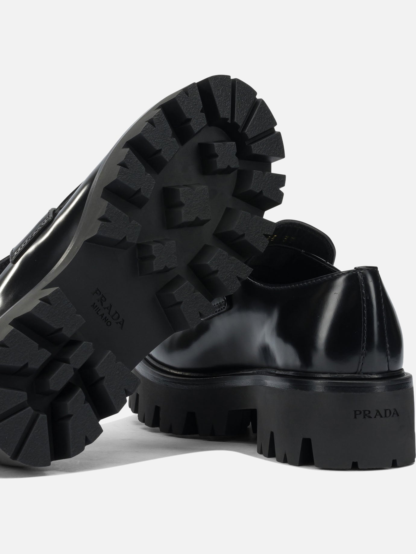 Loafers 100% calf leather  Black - Prada Women | PDP | VIETTI Online Store | thumbnail_5