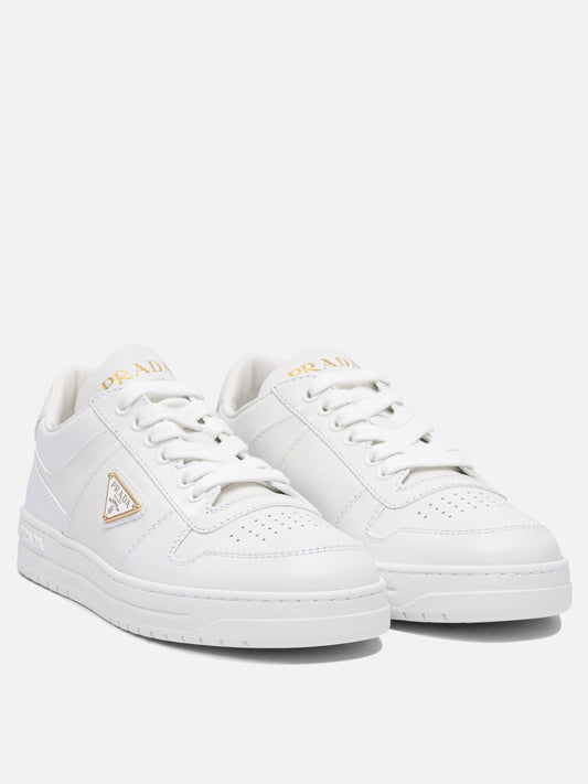 Low top sneakers 100% calf leather - 100% rubber  White - Prada Women | PLP | VIETTI Online Store | 2

