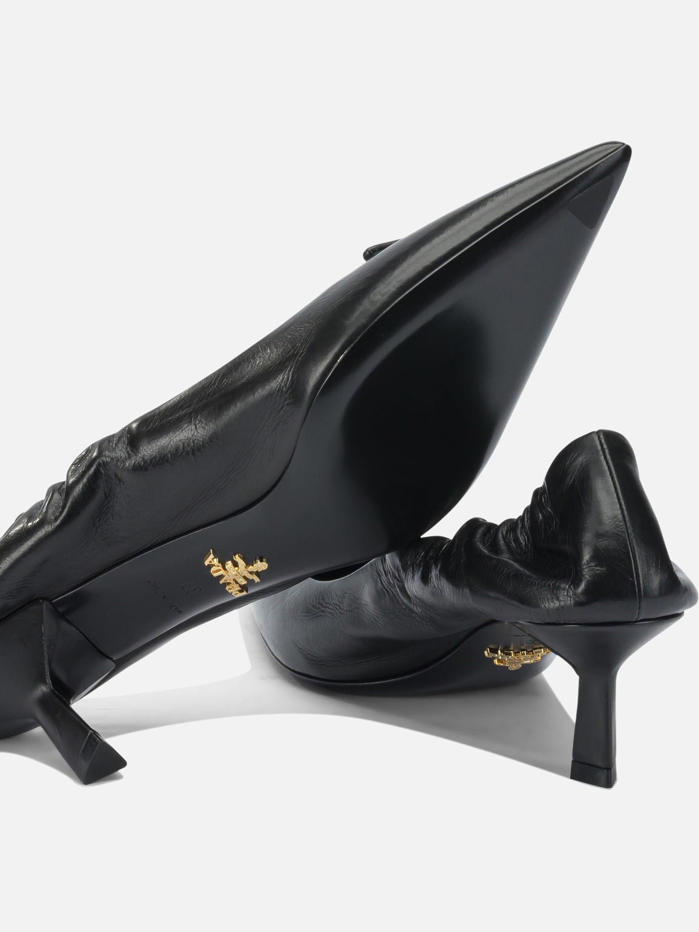 Pumps 100% calf leather - 100% calf leather  Black - Prada Women | PDP | VIETTI Online Store | thumbnail_5