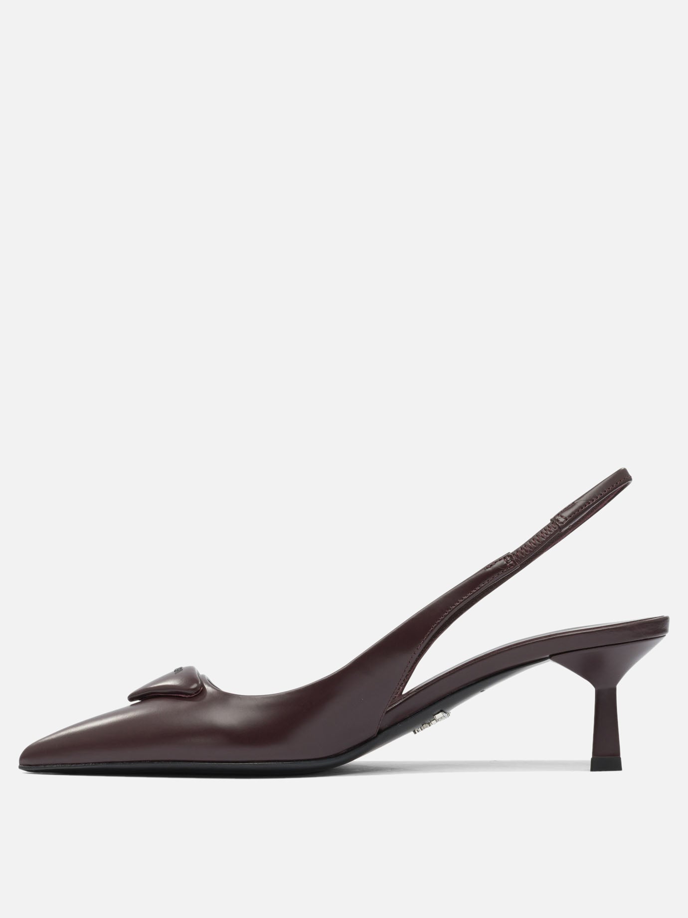 Slingbacks 100% calf leather - 100% leather  Bordeaux - Prada Women | PDP | VIETTI Online Store | thumbnail_3