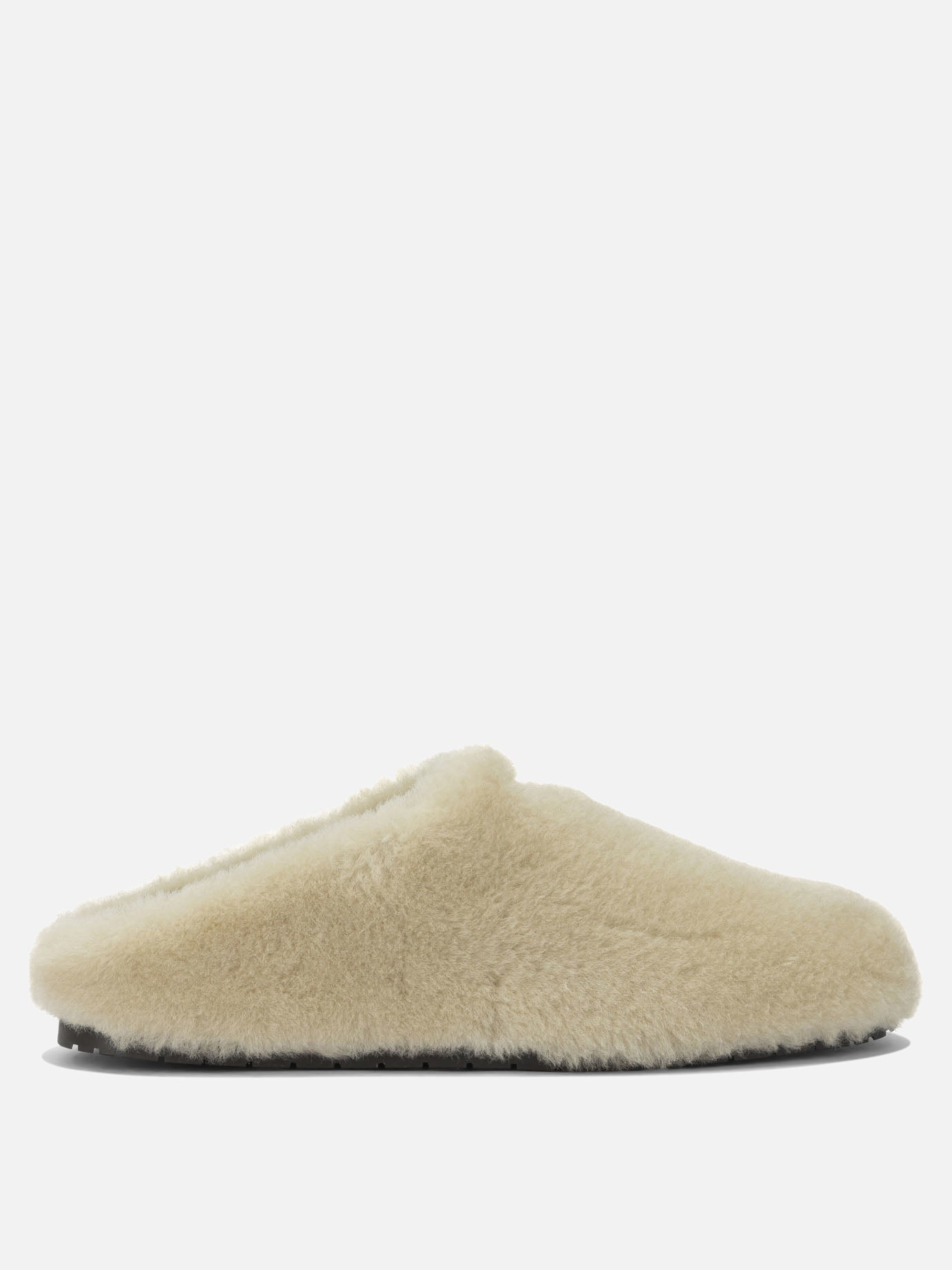 Slippers 100% lamb skin - 100% rubber  Beige - Prada Women | PDP | VIETTI Online Store | Zoom-Modal
