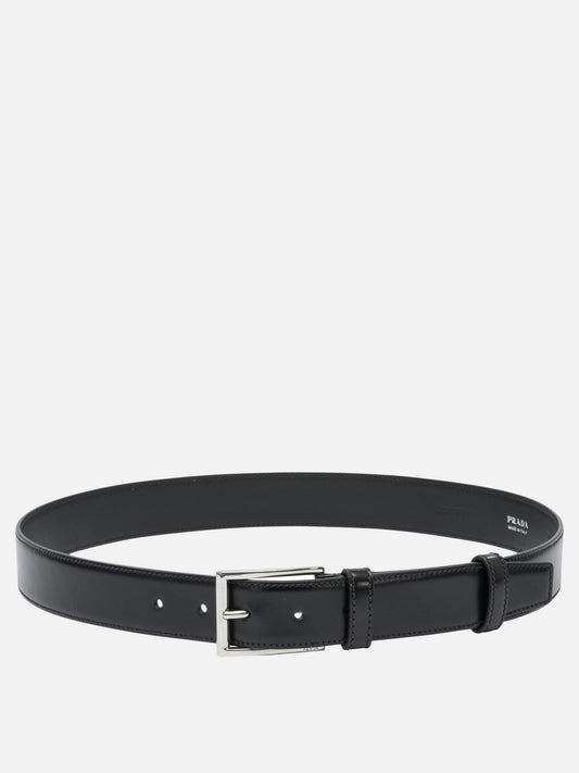 Prada Leather belt 10699072_80 Black 1