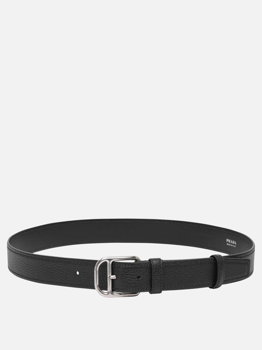 Prada Leather belt 17860237_85 Black 1