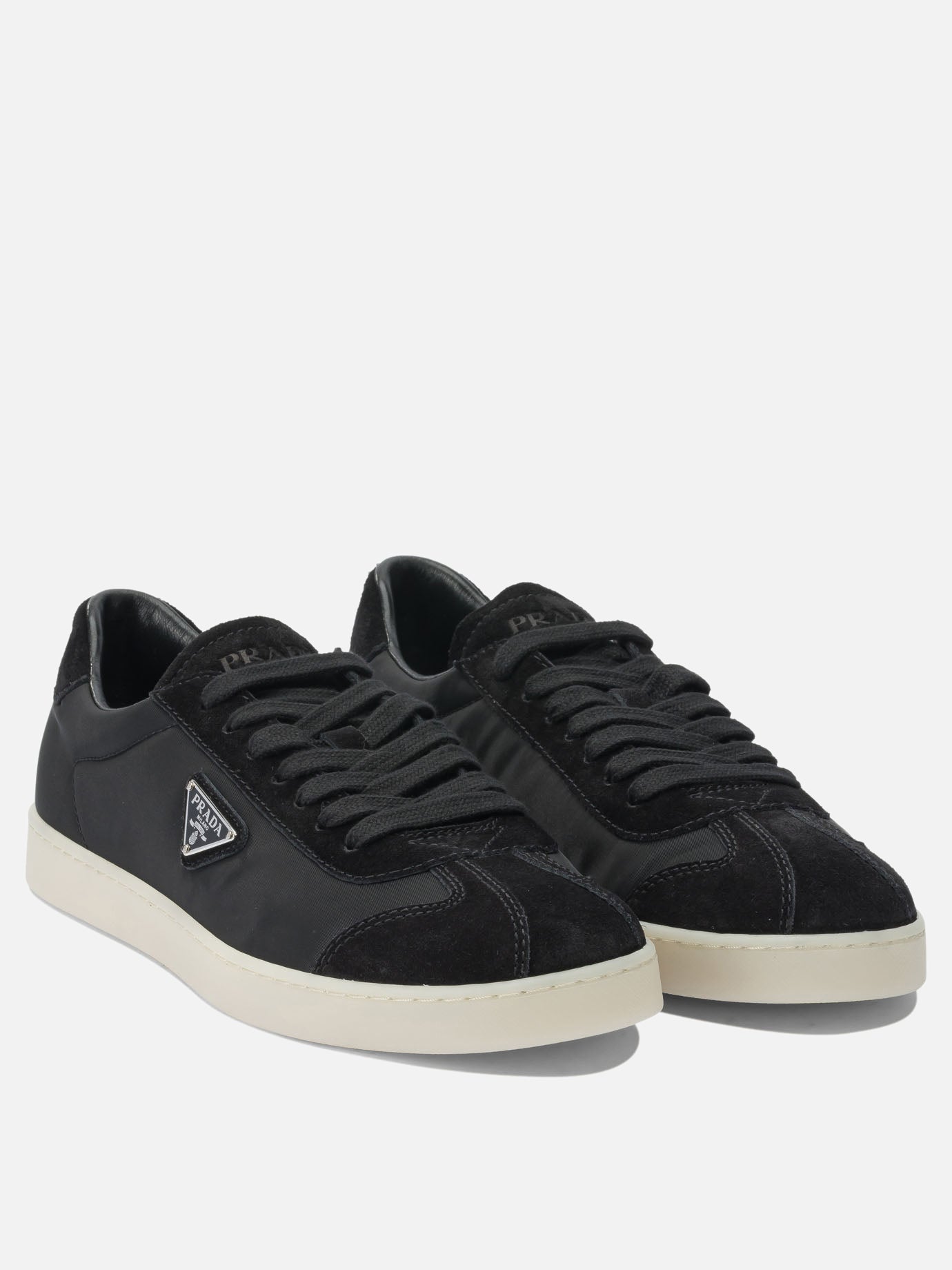 Low top sneakers 100% leather - 100% eva  Black - Prada Men | PDP | VIETTI Online Store | thumbnail_2