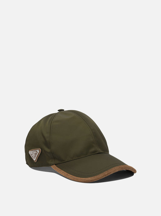Baseball caps 100% recycled polyamide  Green - Prada Men | PLP | VIETTI Online Store | 2
