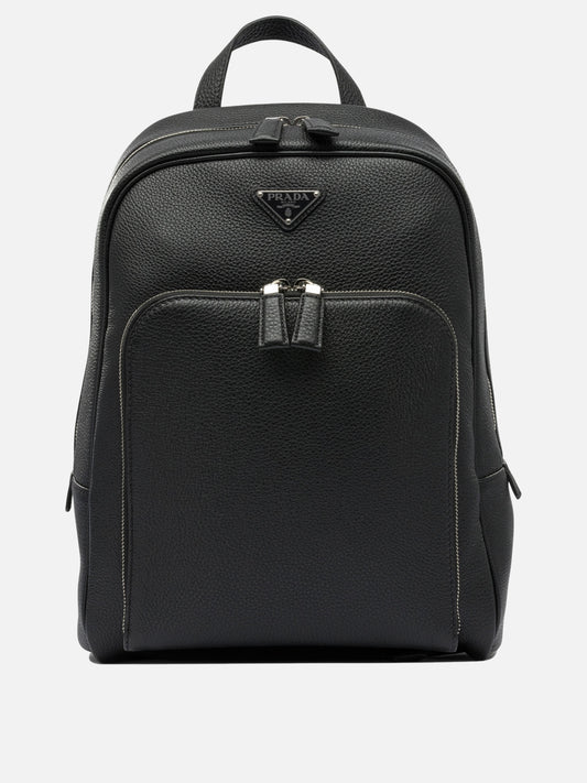 Classic backpacks 100% calf leather  Black - Prada Men | PLP | VIETTI Online Store 
