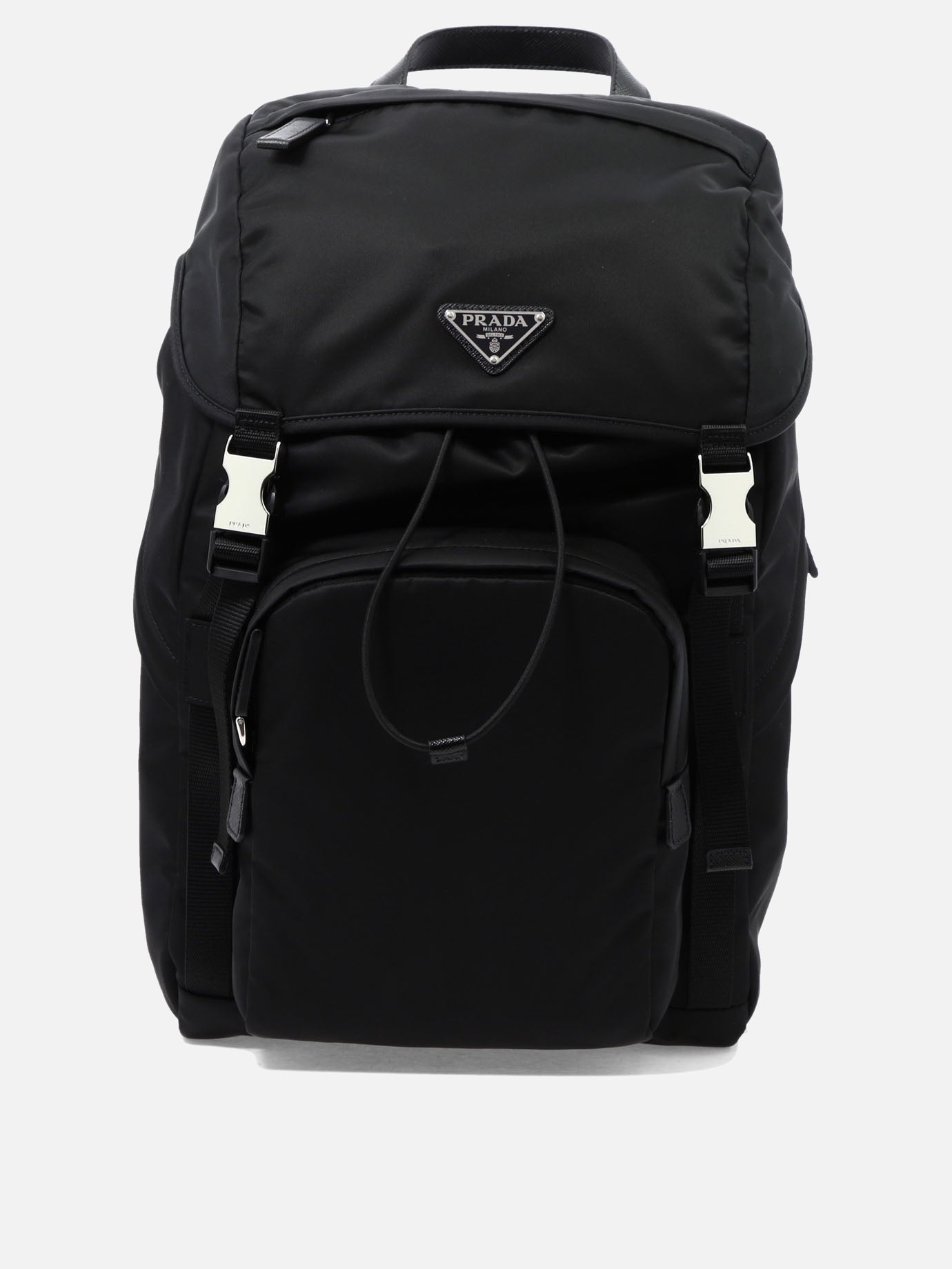 Prada Re-Nylon and Saffiano Backpack 18076585_UNI Black thumbnail_1