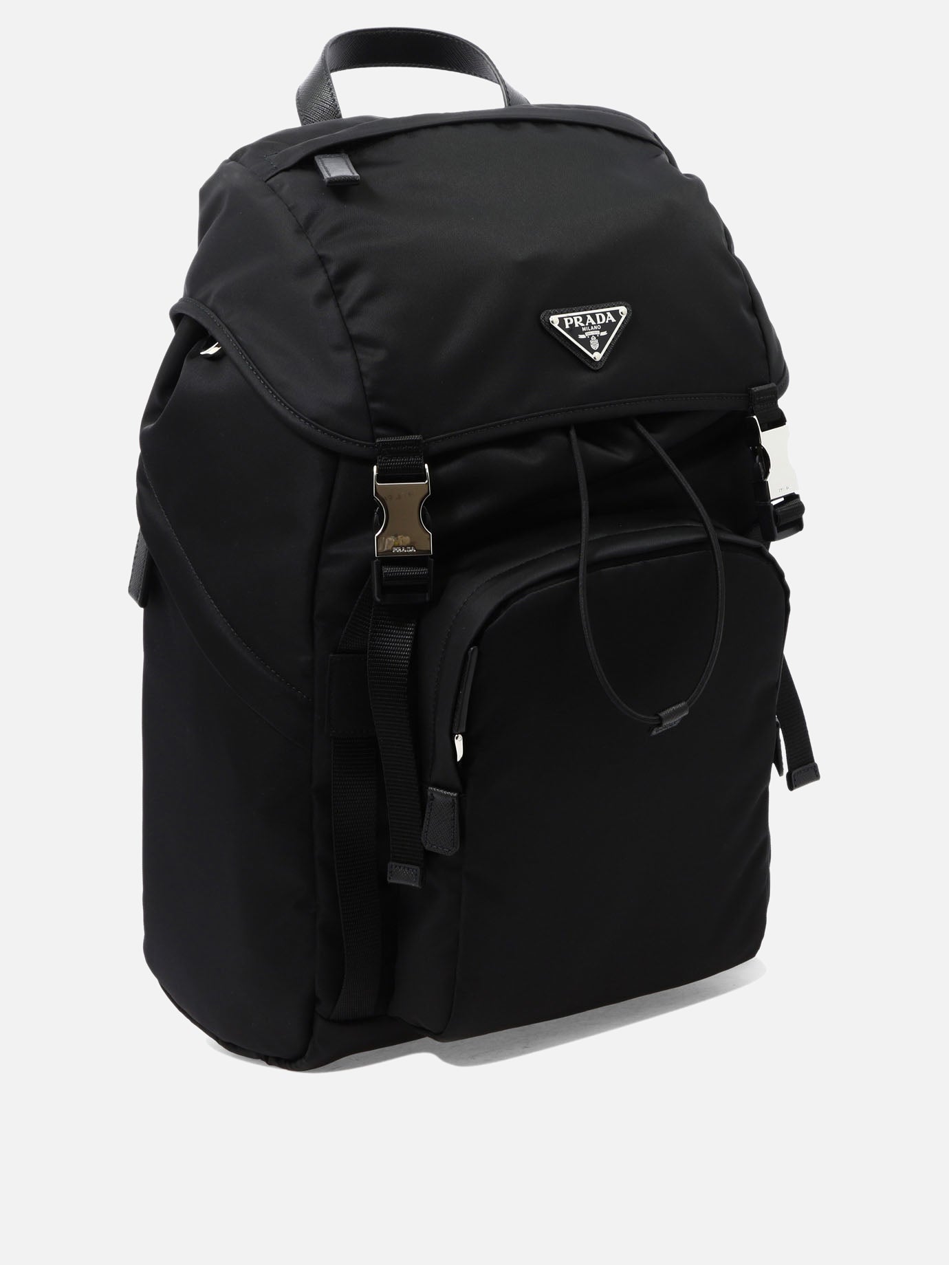 Prada Re-Nylon and Saffiano Backpack 18076585_UNI Black thumbnail_2
