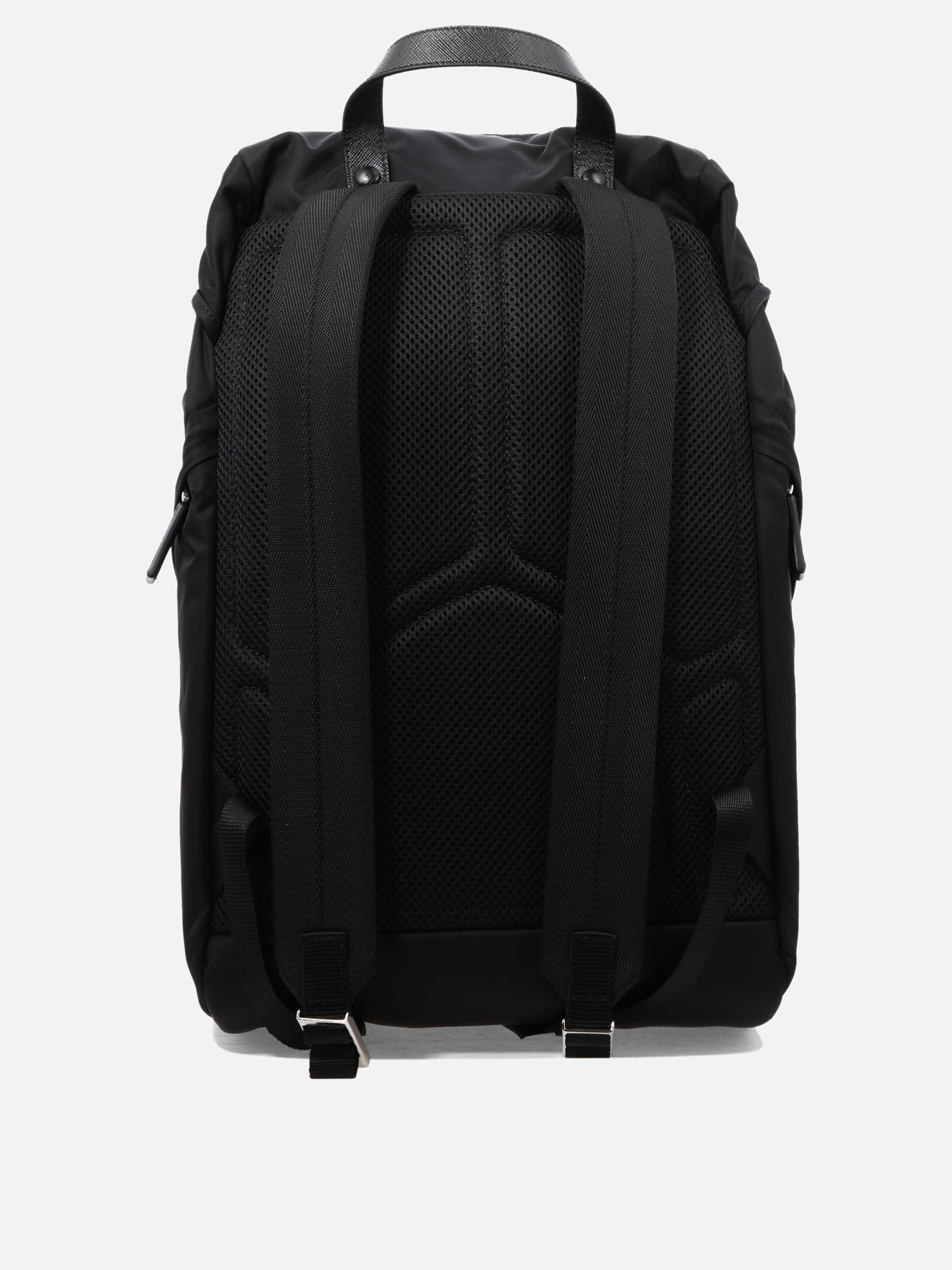 Prada Re-Nylon and Saffiano Backpack 18076585_UNI Black thumbnail_3