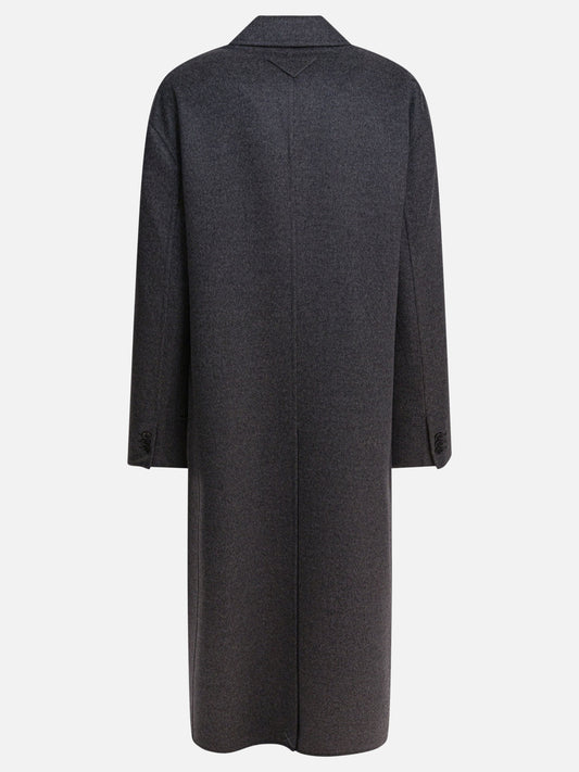 Long coats Solid colour  Grey - Prada Women | PLP | VIETTI Online Store | 2
