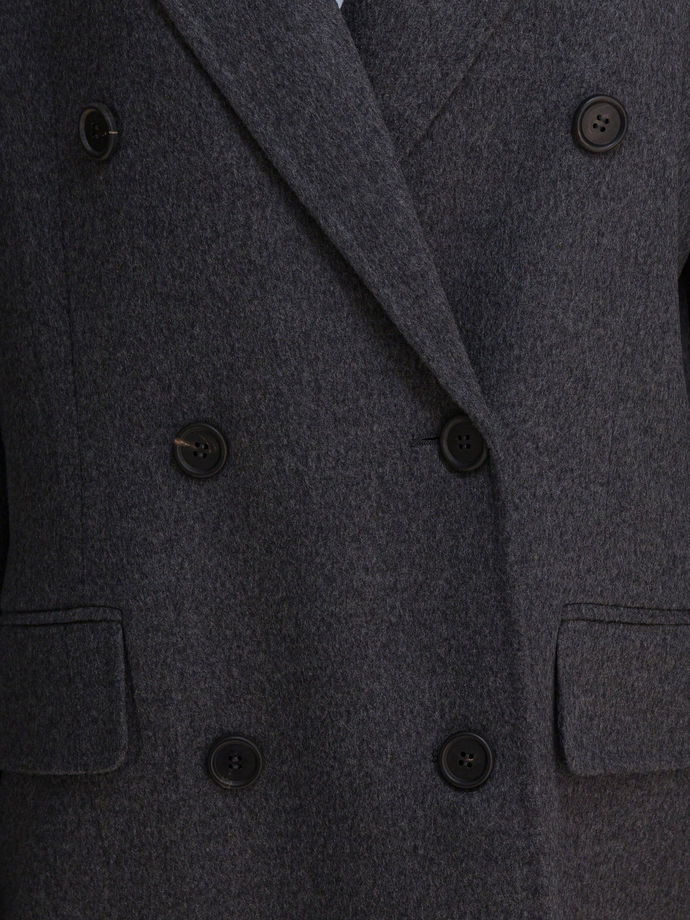 Long coats Solid colour  Grey - Prada Women | PDP | VIETTI Online Store | Zoom-Modal_3
